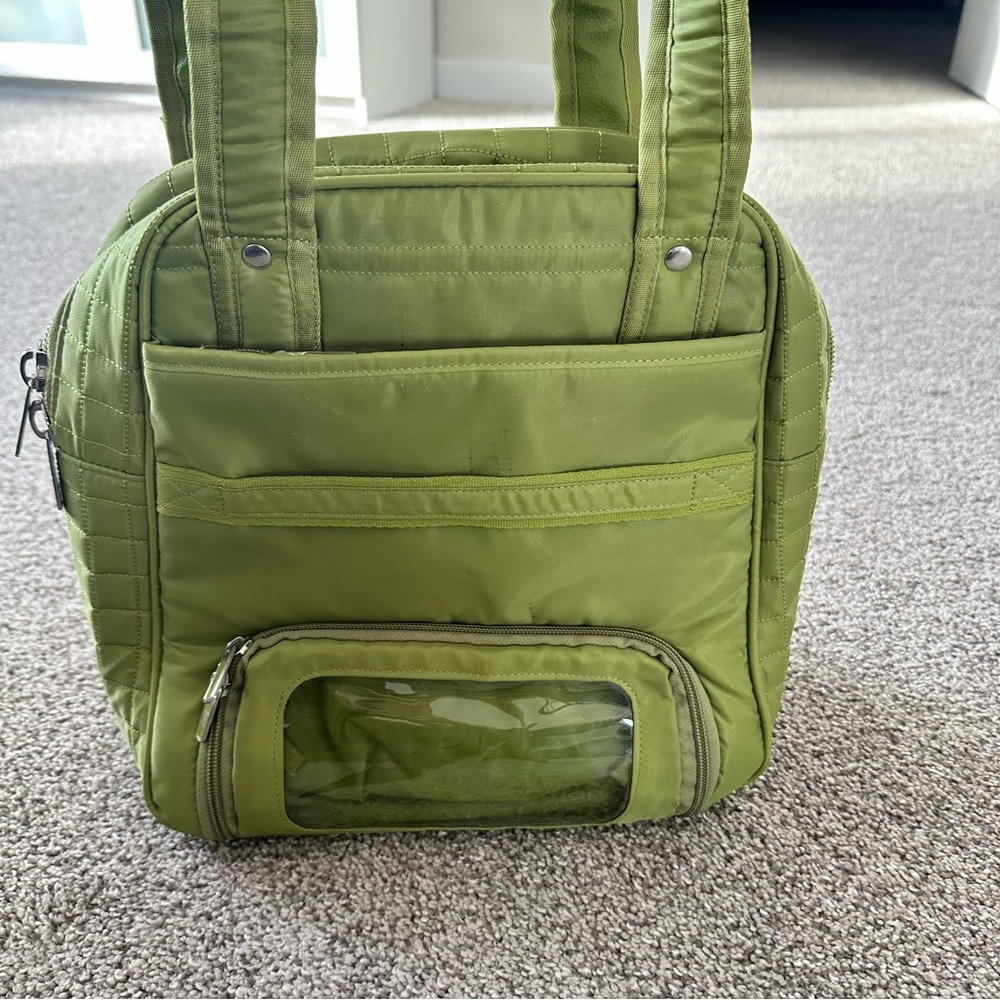 Lug Puddle Jumper Overnight Travel Gym Bag Lime Green - Picture 6 of 13